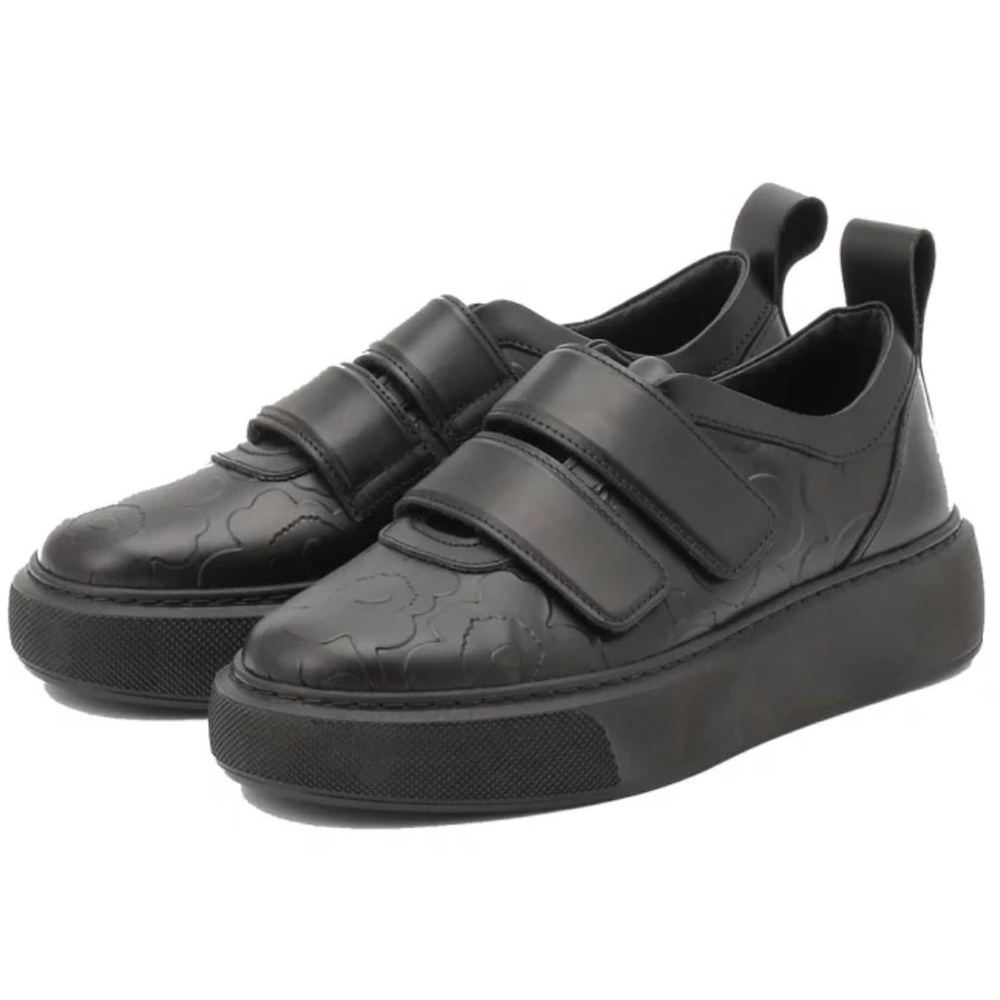 Marimekko Black Leather Rinnekedolla Sneakers